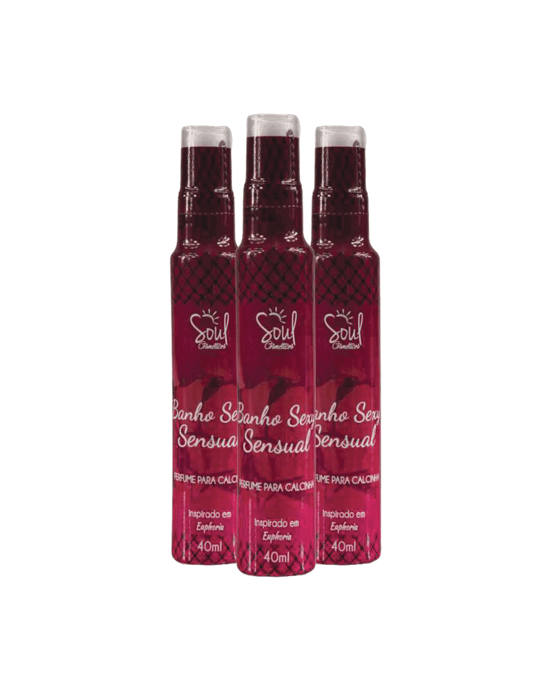 PERFUME PARA CALCINHA BANHO SEXY SENSUAL 40ML SOUL COSMETI