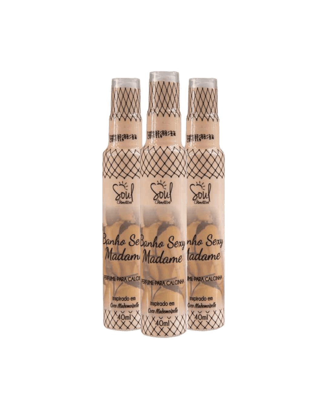 PERFUME PARA CALCINHA BANHO SEXY MADAME 40ML SOUL COSMETICOS