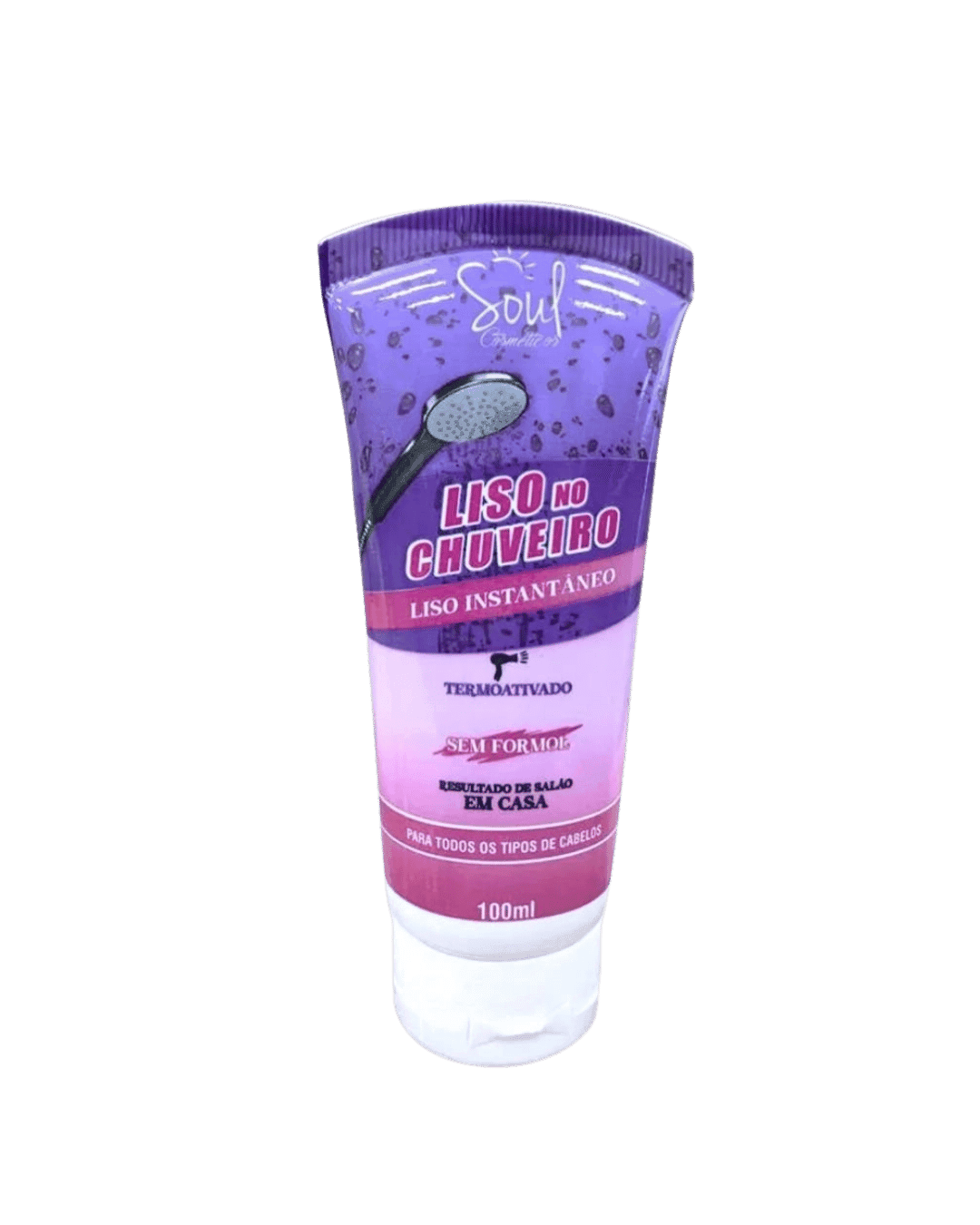 MASCARA CAPILAR LISO NO CHUVEIRO 100ML SOUL COSMETICOS