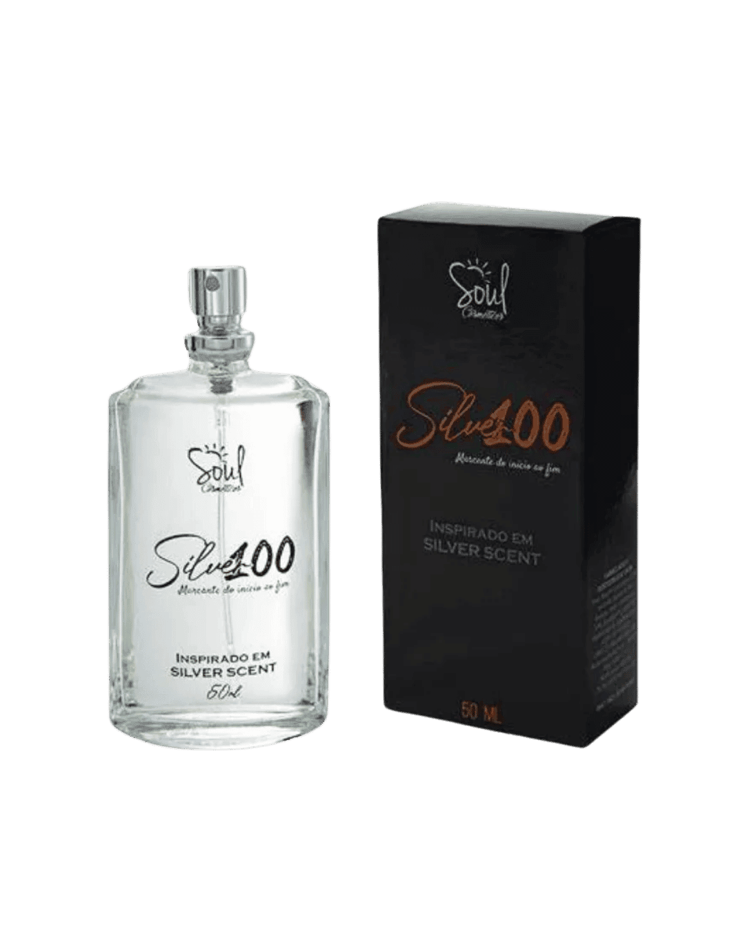 DEO COLONIA SILVER100 50ML SOUL COSMETICOS
