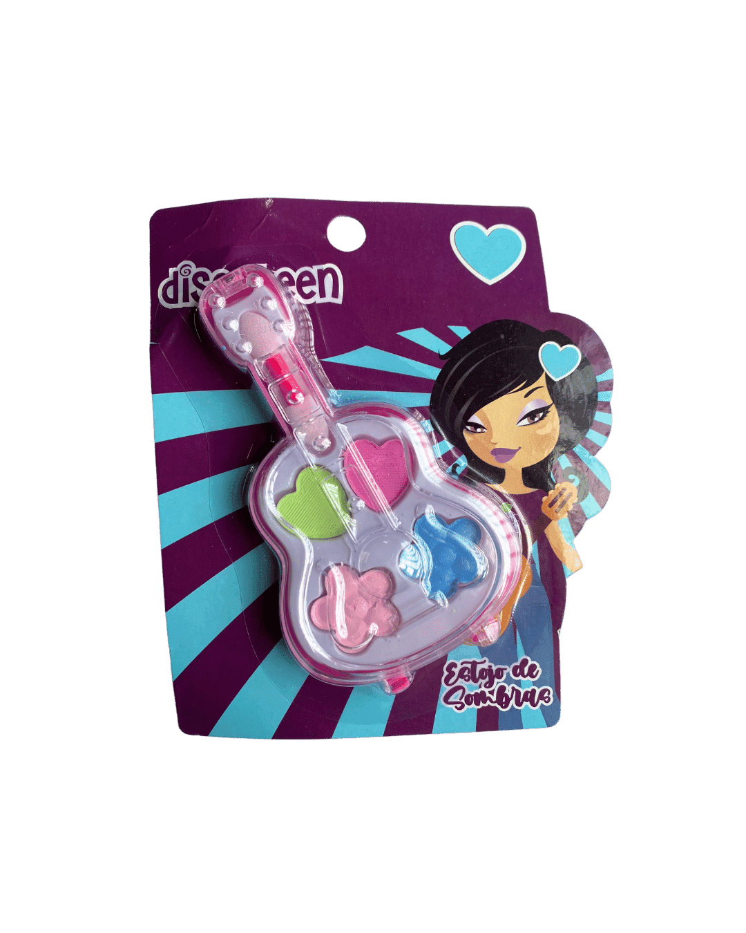 HB 103643-B ESTOJO DE MAQUIAGEM INFANTIL VIOLAO DISCOTEEN
