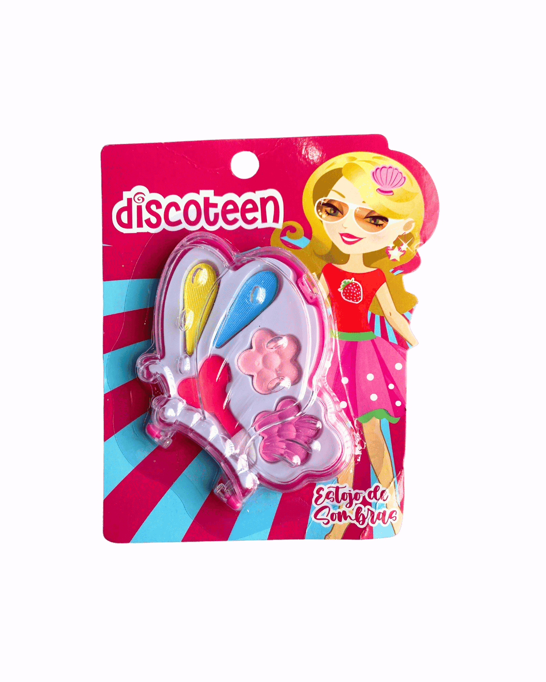 HB 103643-C ESTOJO DE MAQUIAGEM INFANTIL BORBOLETA DISCOTEEN