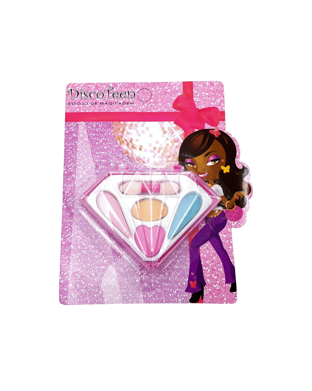 HB 103643-E ESTOJO DE MAQUIAGEM INFANTIL DIAMANTE DISCOTEEN