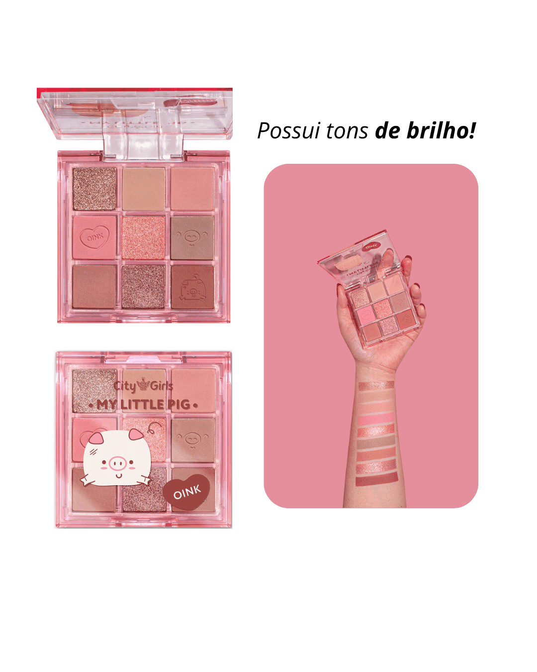 CG321-A PALETA DE SOMBRAS MY LITTLE PIG CITY GIRLS