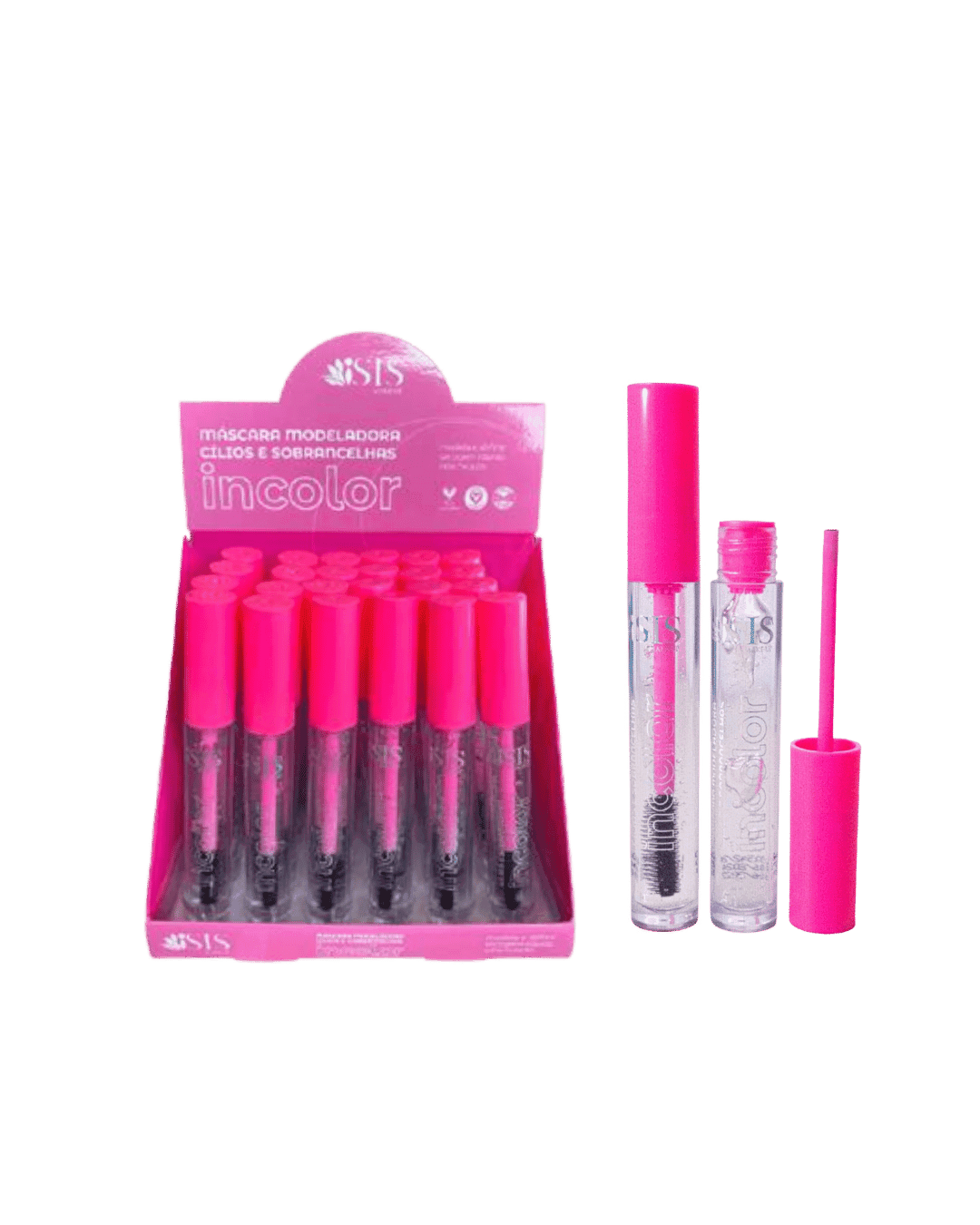 IS075 MASCARA INCOLOR CILIOS/SOBRANCELHAS CX/24 ISIS MAKEUP