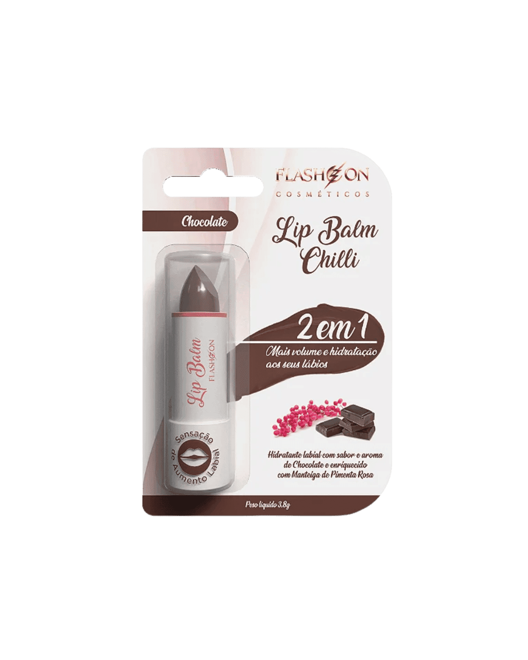 380 LIP BALM FLASH ON CHILLI CHOCOLATE