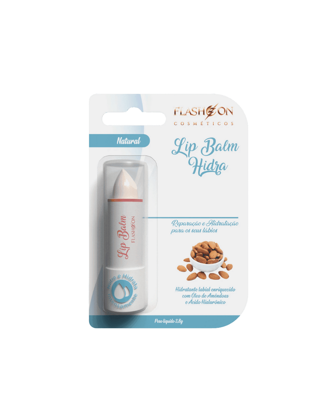 381 LIP BALM FLASH ON HIDRA NATURAL