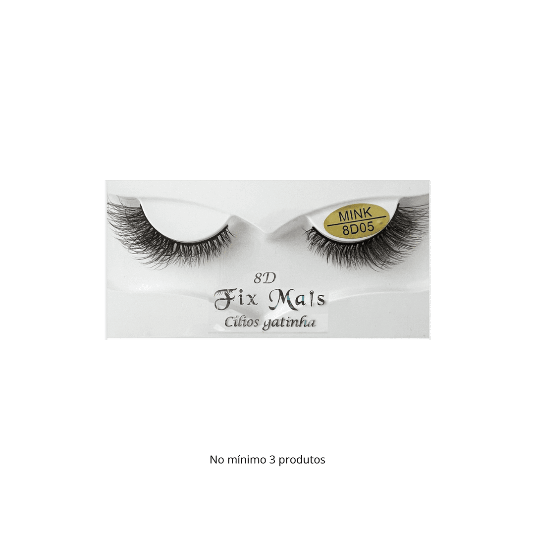 F021 CILIO POSTICO MINK 8DX05 1 PAR RUBY ANJO