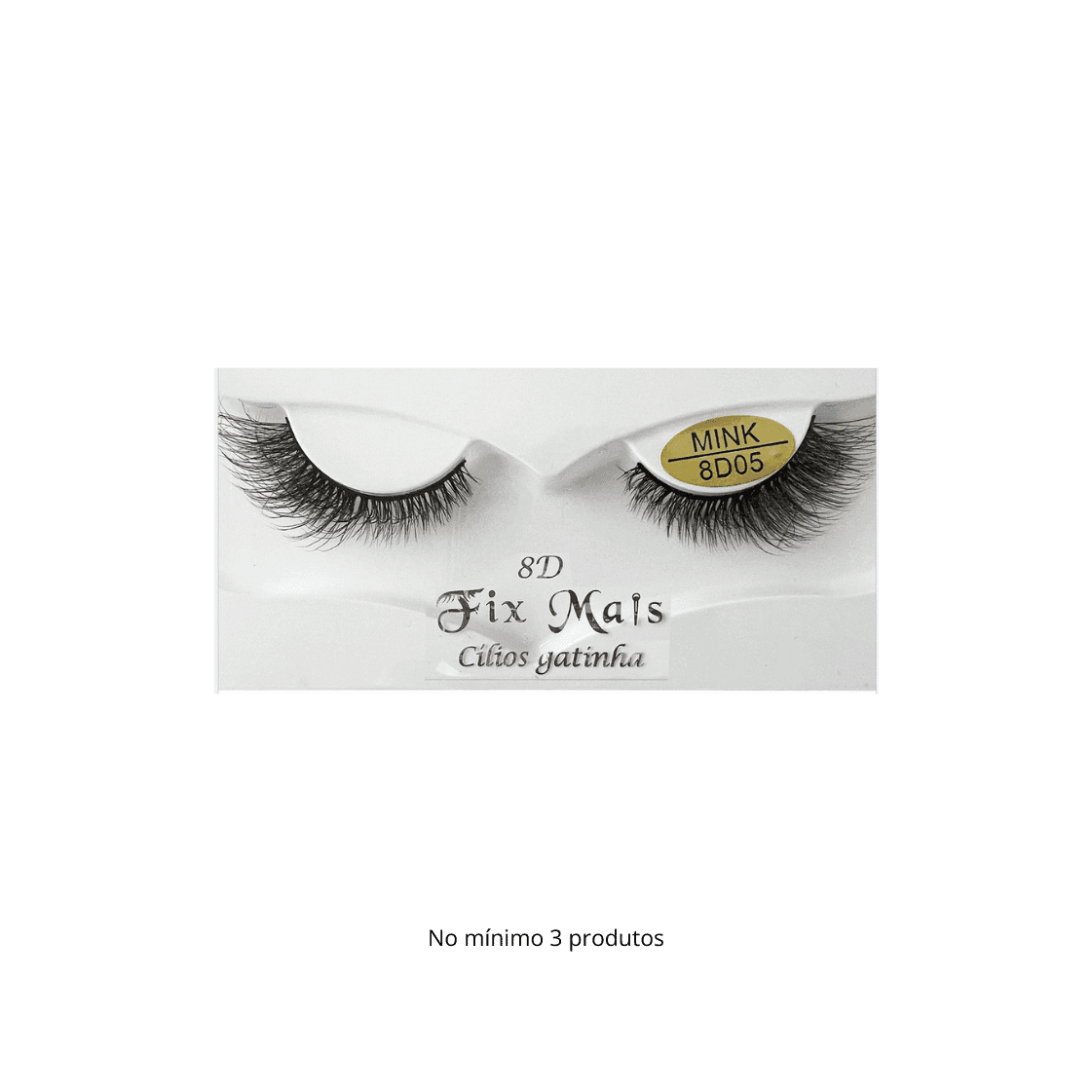 F021 CILIO POSTICO MINK 8DX05 1 PAR RUBY ANJO