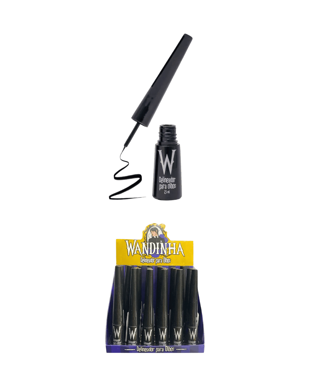 DELINEADOR LIQUIDO PELL OFF WANDINHA CX/24 SAFIRA