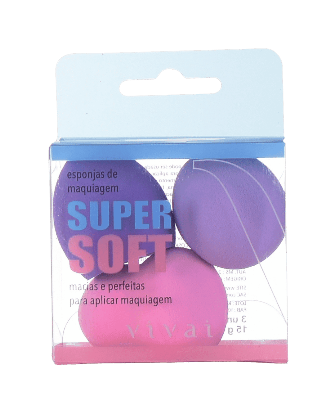 5000.1.1 ESPONJA SUPER SOFT KIT COM 3 PC/12 VIVAI
