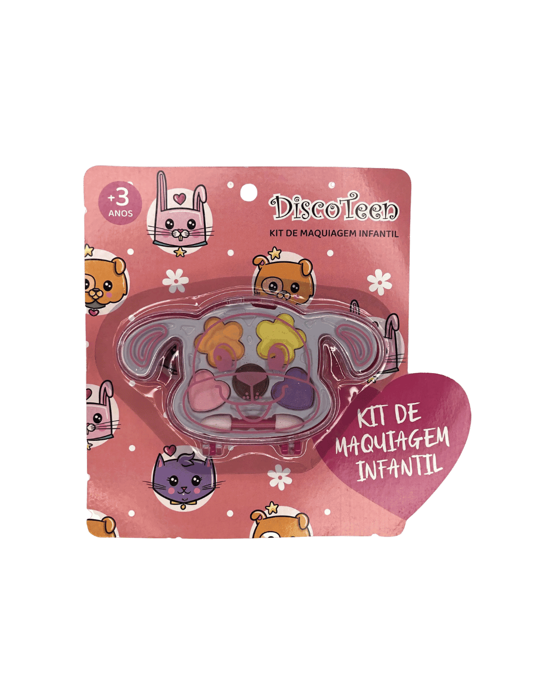 HB102056PB-C ESTOJO DE MAQUIAGEM CACHORRO DISCOTEEN