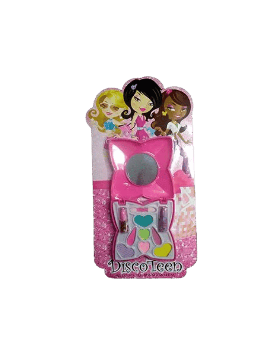 HB86506X- ESTOJO DE MAQUIAGEM C/ ESPELHO ESTRELA DISCOTEEN