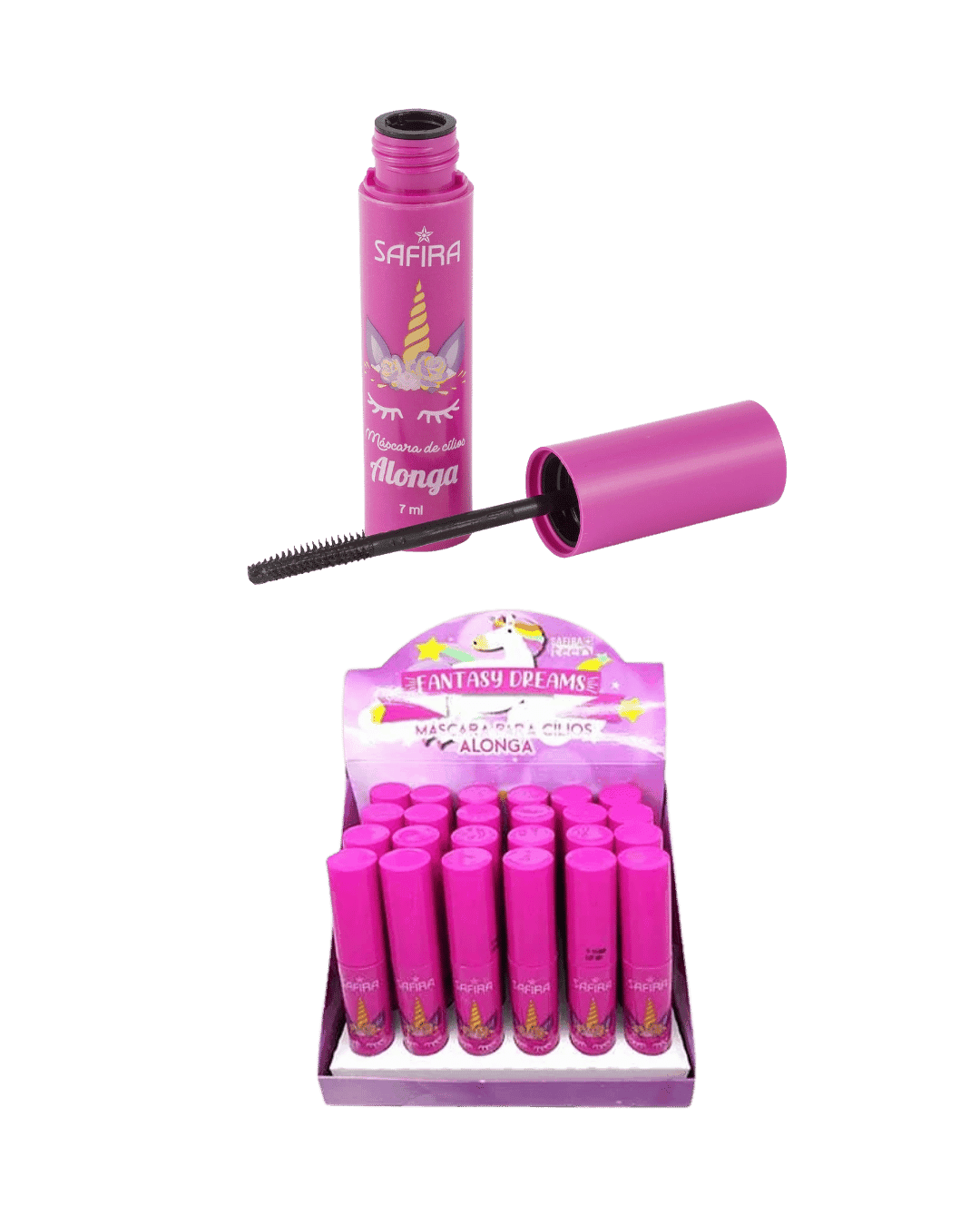 MASCARA PARA CILIOS UNICORNIO CX/24 SAFIRA