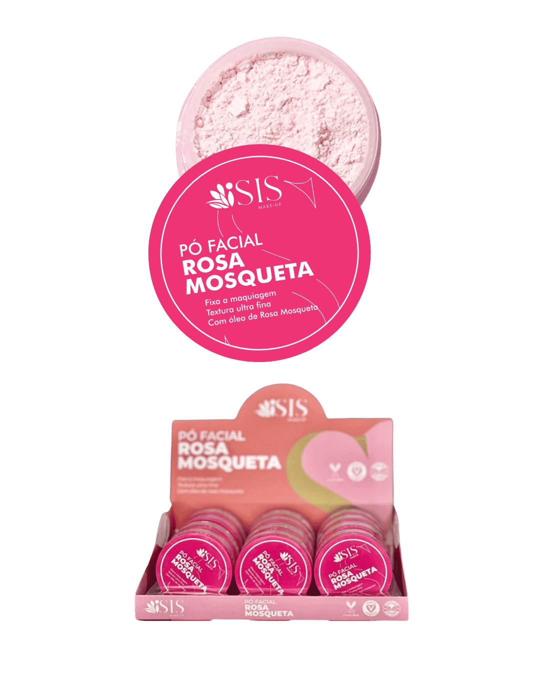 IS085 PO FACIAL ROSA MOSQUETA CX/12 ISIS MAKEUP