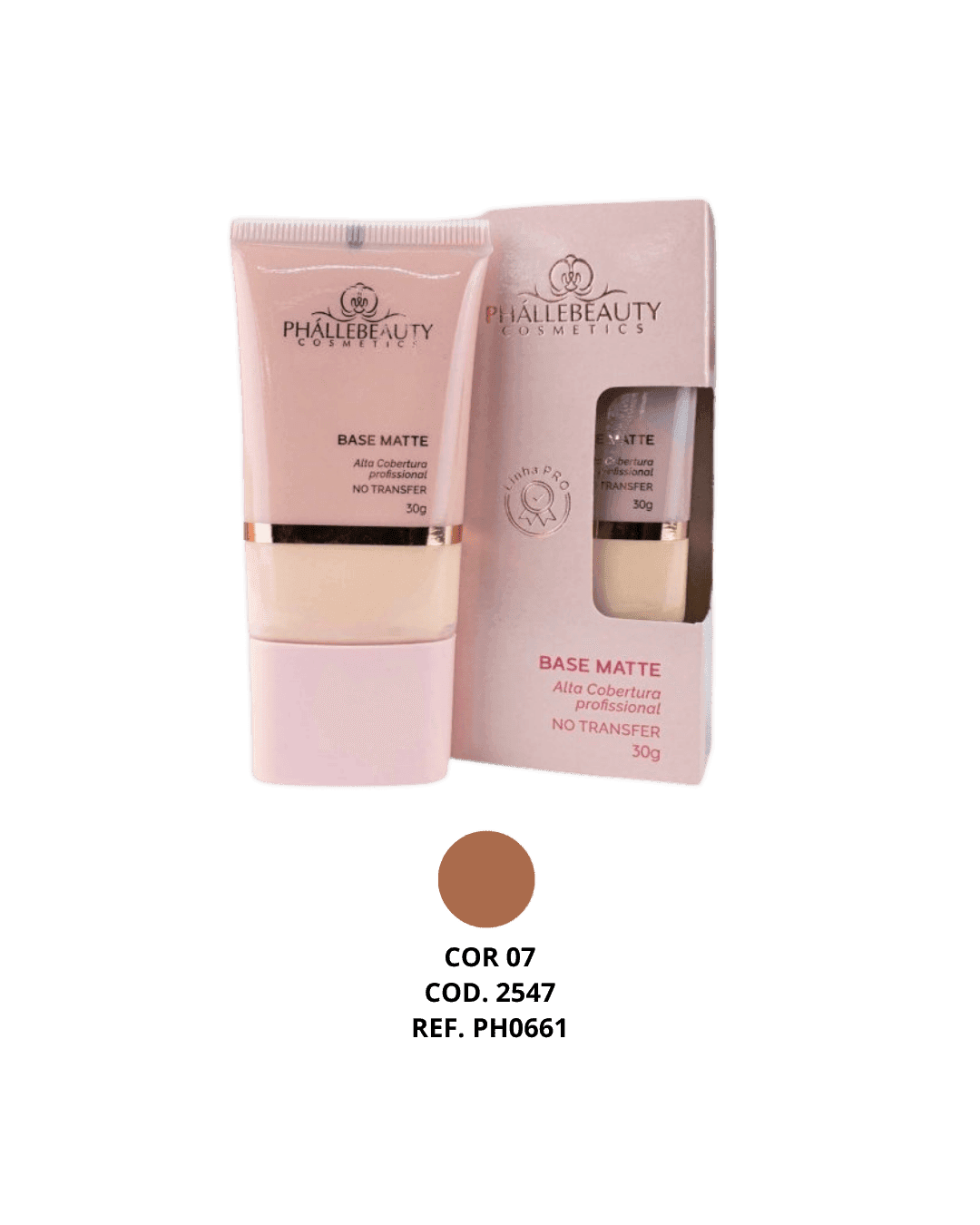 PH0661 BASE MATTE COR 7 30G PHALLEBEAUTY