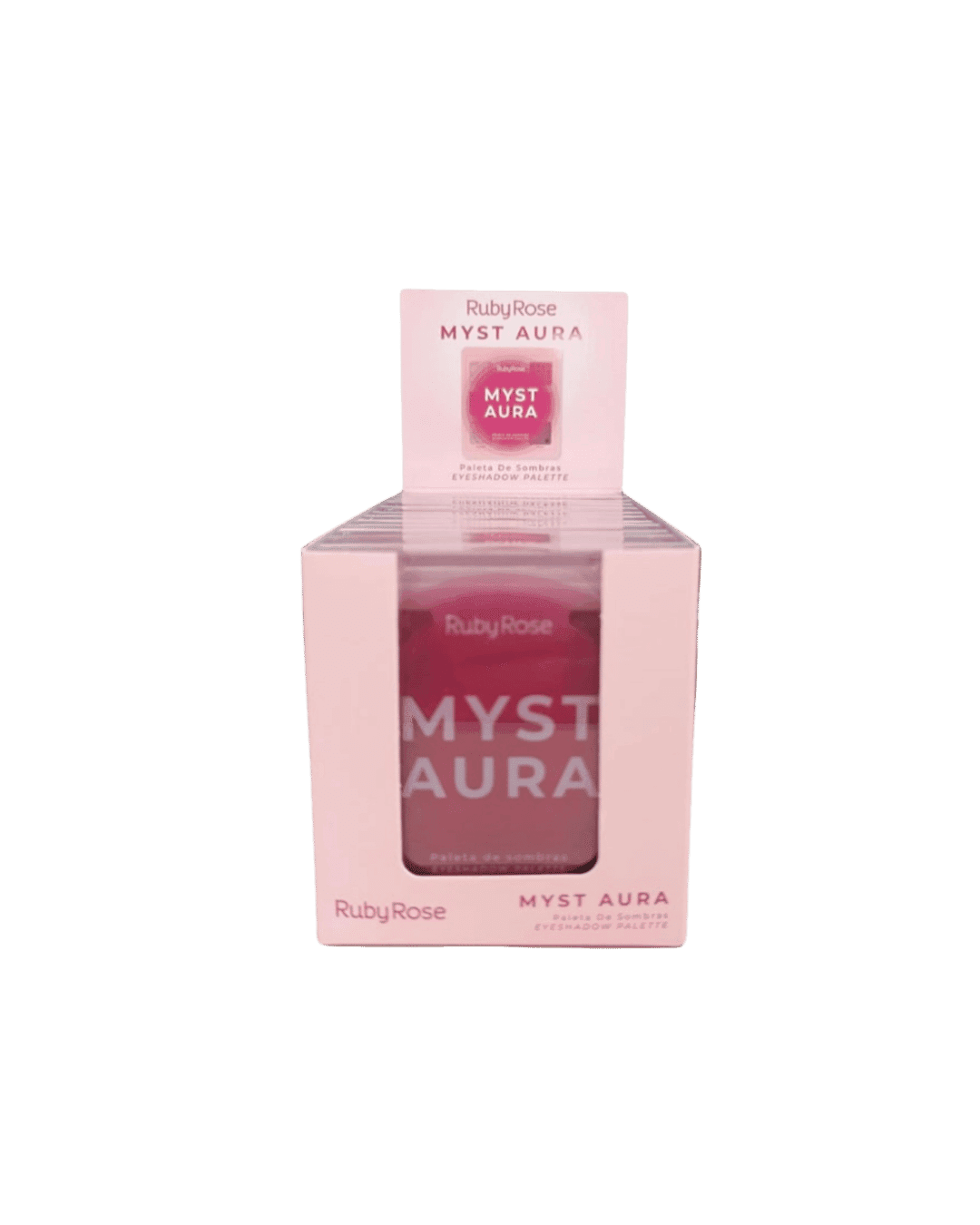 HB E2203 PALETA SOMBRAS MATTE MYST AURA ROSA RUBY ROSE CX/12