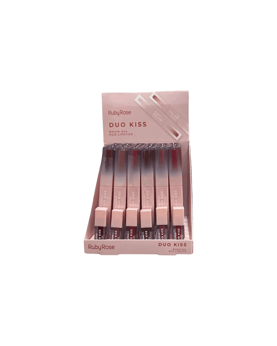 HB L6203-G1 BATOM DUO KISS LINHA ROSA RUBY ROSE CX/36