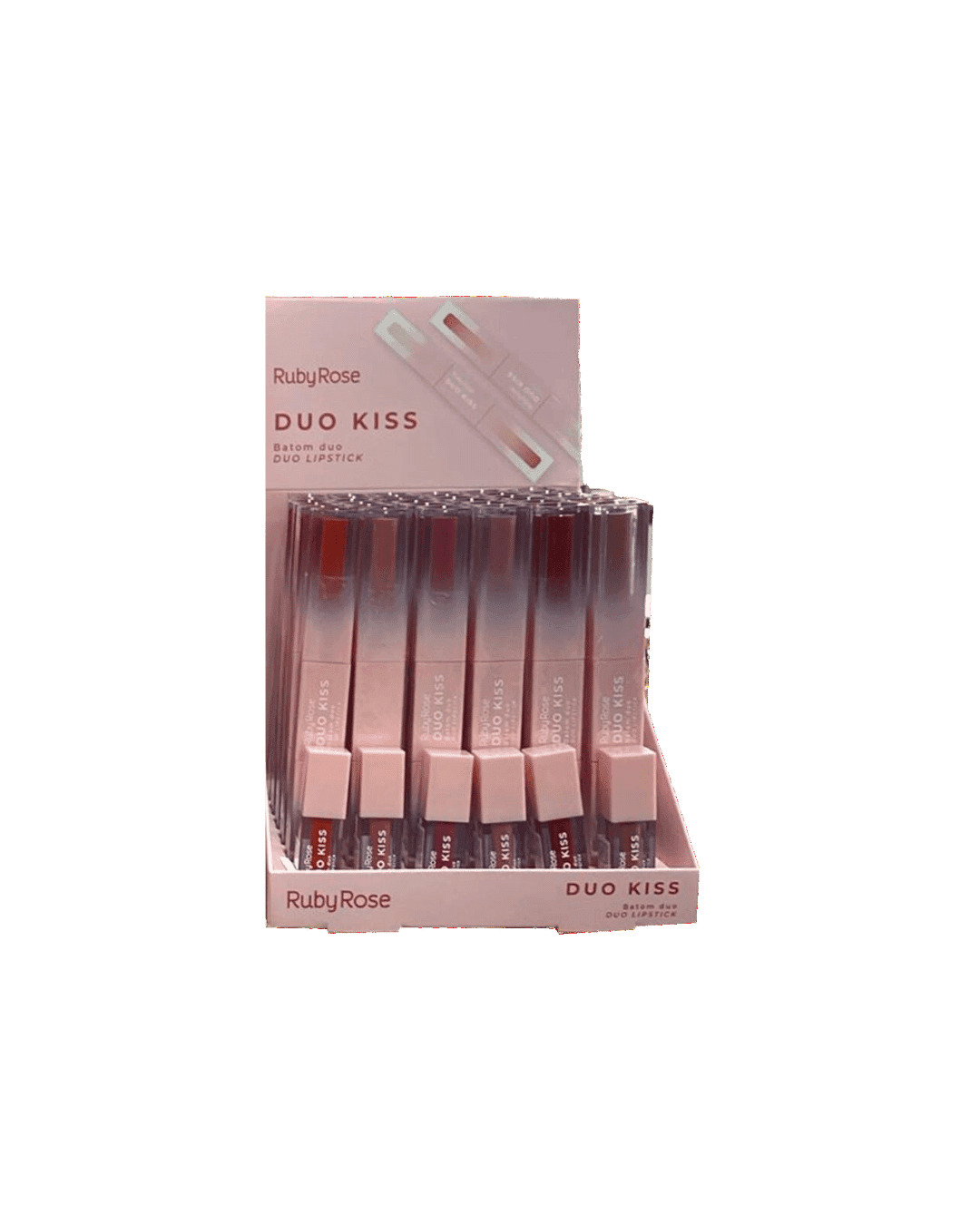 HB L6203-G2 BATOM DUO KISS LINHA ROSA RUBY ROSE CX/36