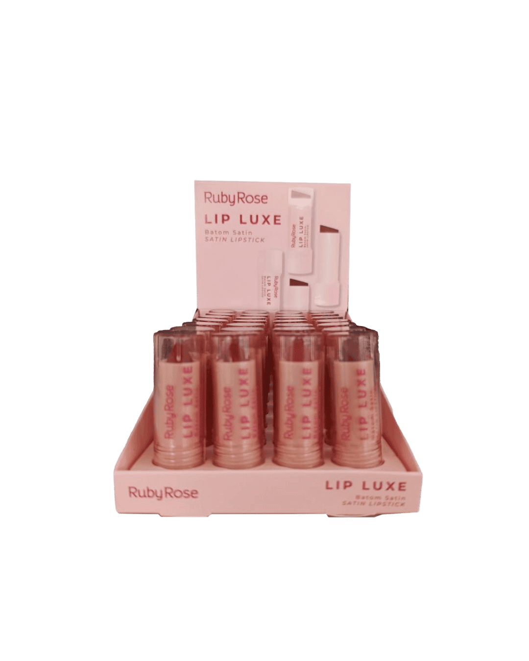 HB L6000-G2 BATOM SATIN LIP LUXE LINHA ROSA RUBY ROSE CX/24