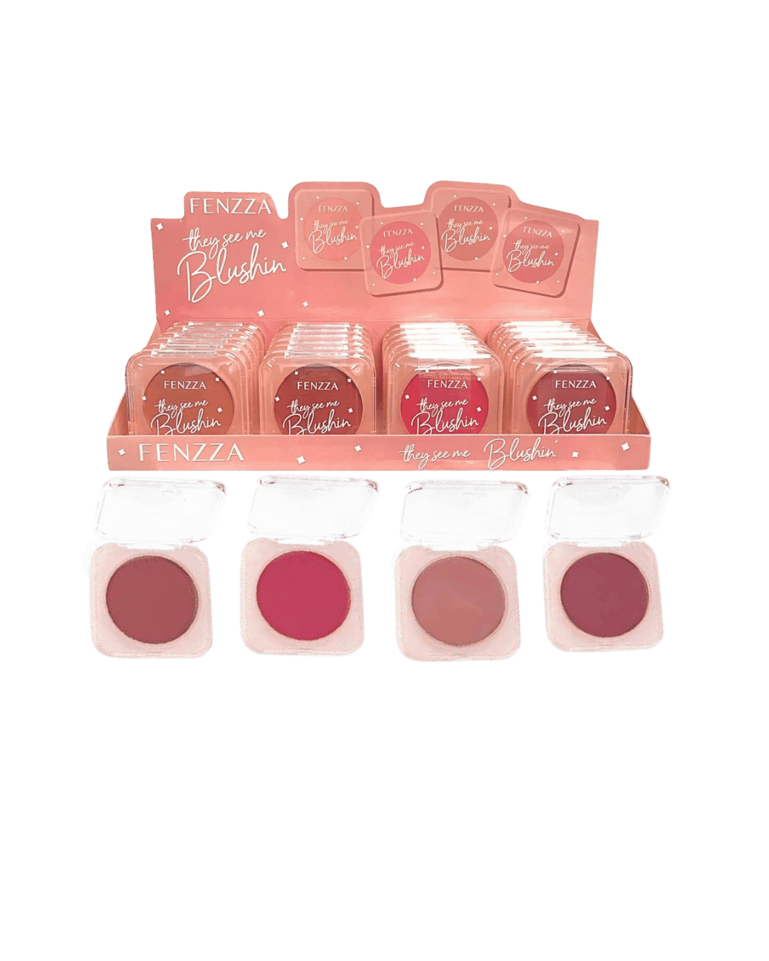 FZ32036 BLUSH CREMOSO THEY SEE ME CX/24 FENZZA MAKE UP