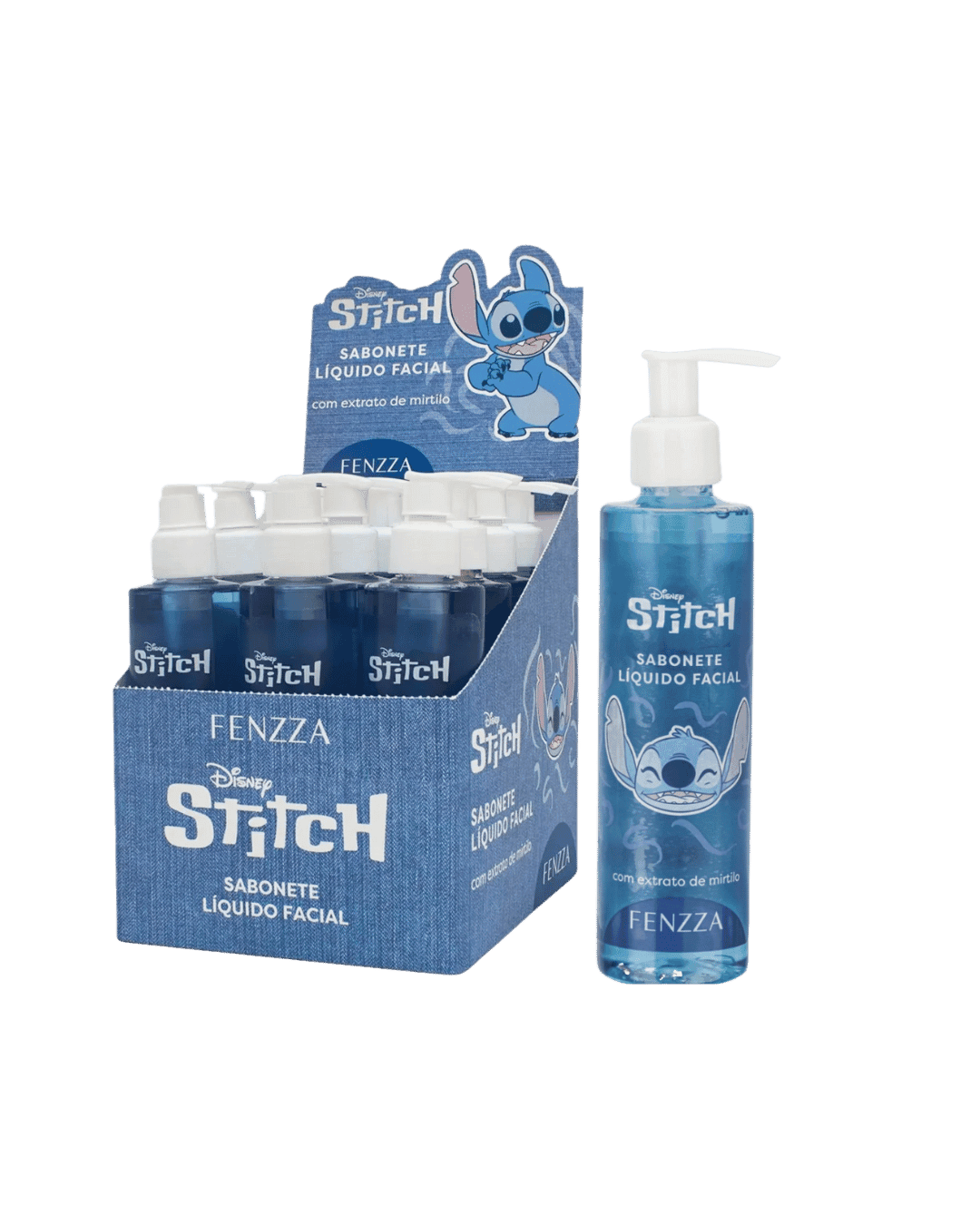 DIS144 SABONETE LIQUIDO FACIAL STITCH CX/12 FENZZA MAKE UP